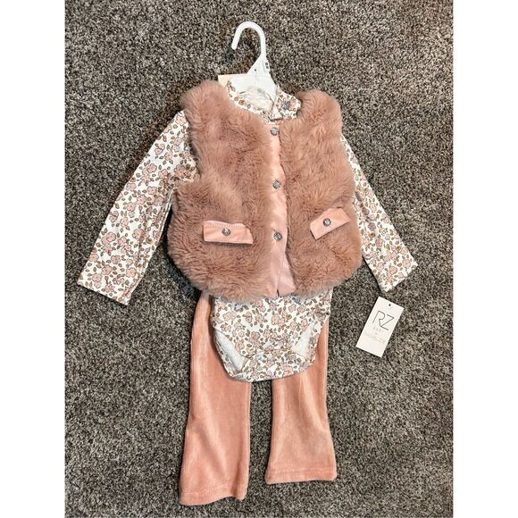 Rachel Zoe 5pc pink outfit size 18 months C10-17 - Picture 1 of 6